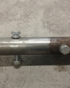 Shaft f/trough auger 205mm/S M&M